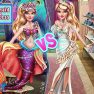 poster of Ellie Mermaid Vs Princess game