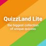 ملصق اللعبة Quizzland trivia game. Lite version