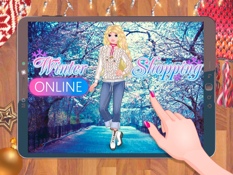 poster of Play Princess Winter Shopping Online Game Online 2024 game