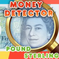 ملصق اللعبة Money Detector Pound Sterling