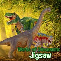 poster of World of Dinosaurs Jigsaw game