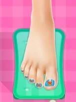 poster of Ice Queen Glamorous Pedicure game
