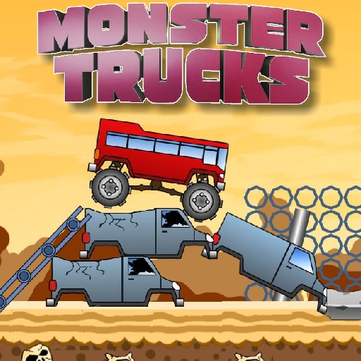 poster of Play Monster Trucks Challenge Game Online 2024 game