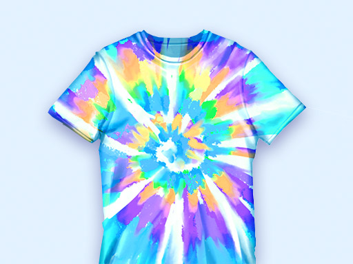 poster of Play Tie Dye Game Online 2024 game