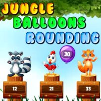 ملصق اللعبة Jungle Balloons Rounding