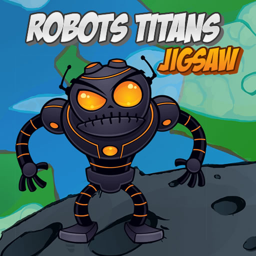 poster of Play Robots Titans Jigsaw Game Online 2024 game
