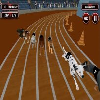 ملصق اللعبة Real Dog Racing Simulator Game 2020