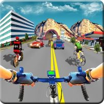 ملصق اللعبة Real BiCycle Racing Game 3D