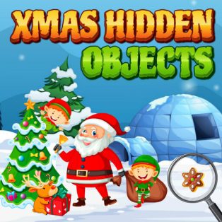 ملصق اللعبة Xmas Hidden Objects