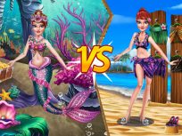 poster of Princess VS Mermaid Outfit game