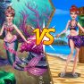 poster of Princess VS Mermaid Outfit game