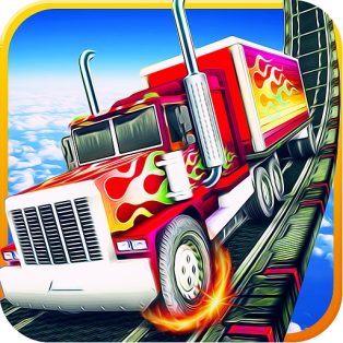 poster of Impossible Tracks Truck Parking Game game