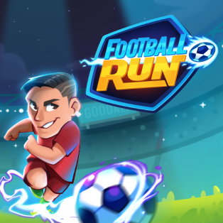 ملصق اللعبة Football Run