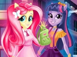 ملصق اللعبة Equestria Girls First Day at School