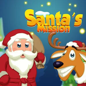 poster of Play Santa's Mission Game Online 2024 game