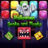 poster of Halloween Snake and Blocks game