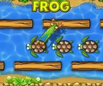 ملصق اللعبة Frog