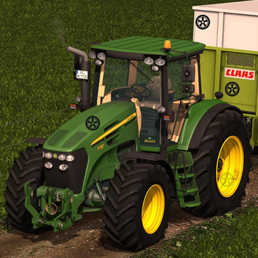 poster of Play Tractors Hidden Tires Game Online 2024 game