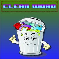 ملصق اللعبة Clean Word