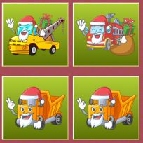 ملصق اللعبة Christmas Trucks Memory