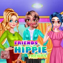 poster of Friends Hippie Trends game