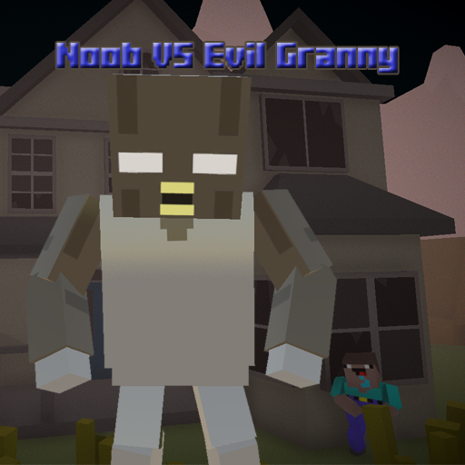 poster of Play Noob VS Evil Granny Game Online 2024 game