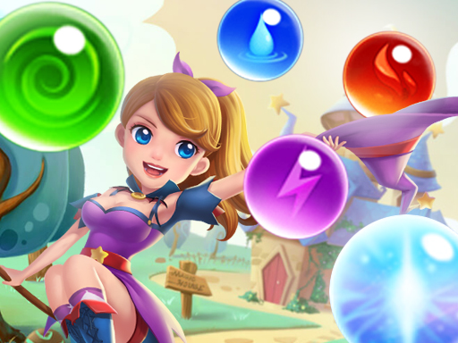 poster of Play Bubble Witch Shooter Magical Saga Game Online 2024 game