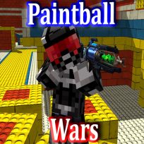 ملصق اللعبة Paintball Pixel FPS