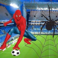 poster of Spidy Soccer game