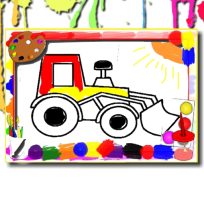 ملصق اللعبة BTS Kids Car Coloring