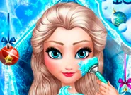 poster of Play Ice Queen New Year Makeover Game Online 2024 game