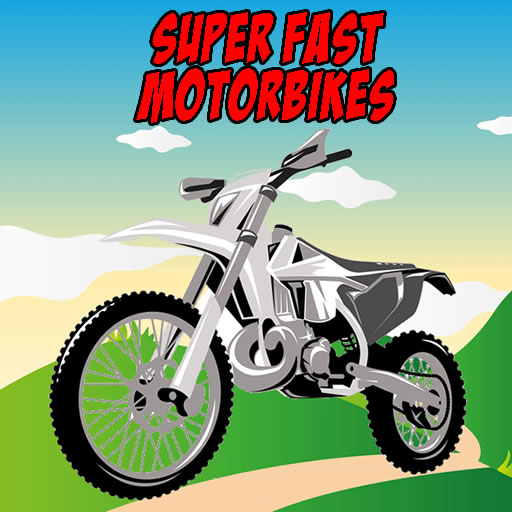 poster of Play Super Fast Motorbikes Jigsaw Game Online 2024 game