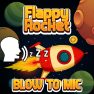 poster of Flappy Rocket Playing with Blowing to Mic game