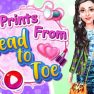 poster of Prints From Head To Toe game