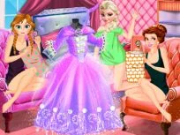 poster of Princesses Dreamy Dress! game