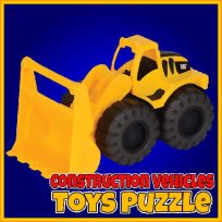 poster of Construction Vehicles Toys Puzzle game