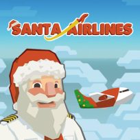 ملصق اللعبة Santa Airlines