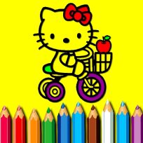 ملصق اللعبة BTS Sweet Kitty Coloring