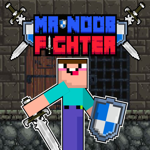 poster of Play Mr Noob Fighter Game Online 2024 game