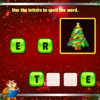 ملصق اللعبة Xmas Word Puzzles