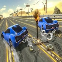 poster of Chain Car Stunt Game game