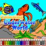 poster of Coloring Underwater World game