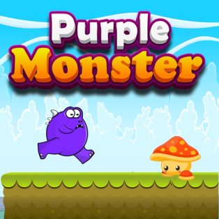 ملصق اللعبة Purple Monster Adventure