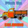 poster of Pick Up Trucks Coloring game