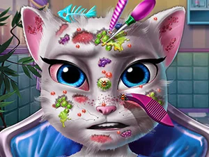 poster of Play Angela Skin Doctor Game Online 2024 game