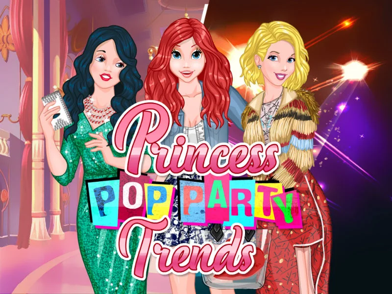 poster of Play Princesses Pop Party Trends Game Online 2024 game