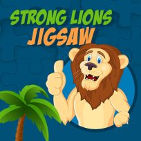 ملصق اللعبة Strong Lions Jigsaw