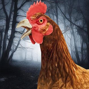 ملصق اللعبة Scary Chicken Feet Escape Game