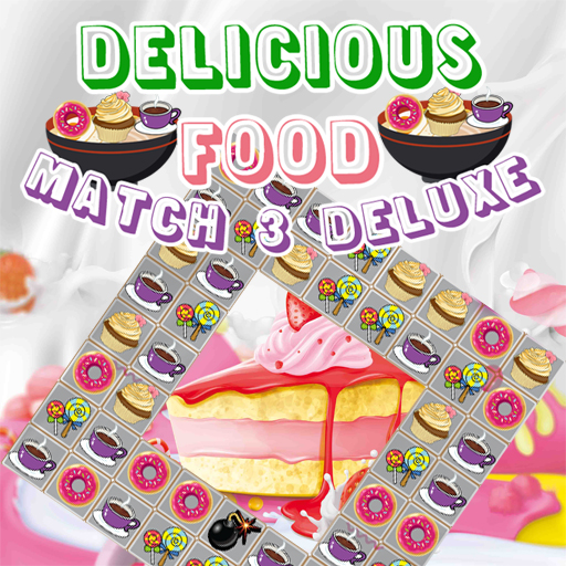 poster of Play Delicious Food Match 3 Deluxe Game Online 2024 game