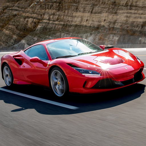 poster of Play Ferrari F8 Tributo Puzzle Game Online 2024 game
